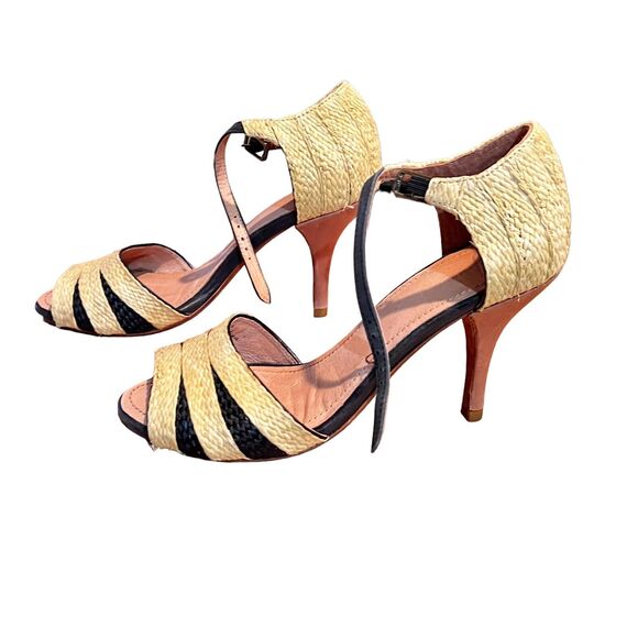 Joie Black and Tan Heels - Picture 3 of 10